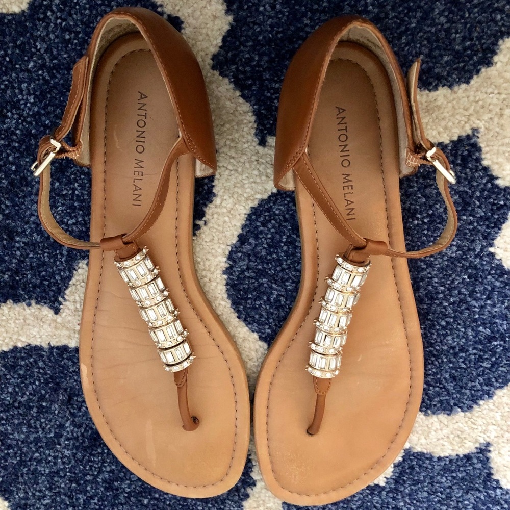 ANTONIO MELANI Jeweled Sandals